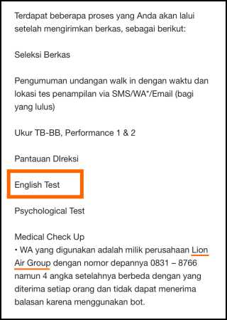 Apakah pramugari harus bisa bahasa Inggris