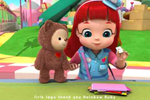Lirik Thank You Rainbow Ruby Inggris