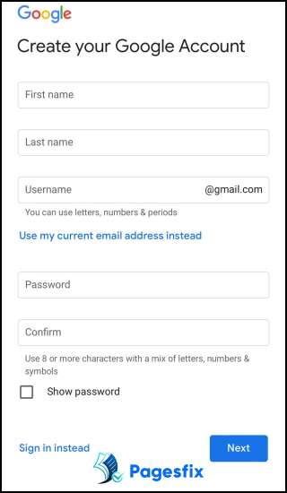akun google login