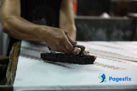 stamped batik